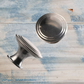 Alcamo Ringed Antique Silver finish 29mm Drawer or Cabinet Knob
