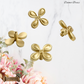 "Sanremo" Sovereign Flower Brass cabinet / Drawer Knob 40mmx40mm