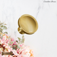 "Castellar Sovereign Rimmed Brushed Brass cabinet / Drawer Knob 35mm dia