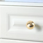 "Bienno" Sovereign Hammered Ball Polished Brass cabinet / Drawer Knob 25mm dia