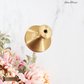 "Elice" Sovereign Smooth contoured Brushed Brass cabinet / Drawer Knob -3 sizes
