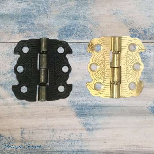 Celestial small box Hinge 29mmx 28mm (Gold& Bronze)