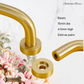 "Gallicchio" Sovereign Retro Brush Brass cabinet D-Pull Handles -8 Sizes