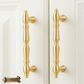 "Mallare" Sovereign Brushed Brass cabinet T-Bar Handles -5 Sizes
