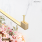 "Racale" Sovereign lovely Brushed Brass cabinet D-Handle Pulls -5 sizes