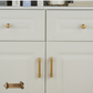 "Racale" Sovereign lovely Brushed Brass cabinet D-Handle Pulls -5 sizes