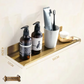 "Cordia" Sovereign Bathroom shelf antiqued brass 500mm x 120mm