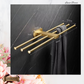 "Lusso" Sovereign 3 Bar Towel Rail Brushed brass 600mmx155mm