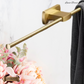 "Lusso" Sovereign single Bar Towel Rail Brushed brass 600mmx 70mm