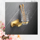 "Lusso" Sovereign Bathroom Single Cup Holder -Brushed brass