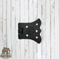 Antique Cast Iron Strap Butterfly Hinge -90mm x 53mm (MAJ-801)
