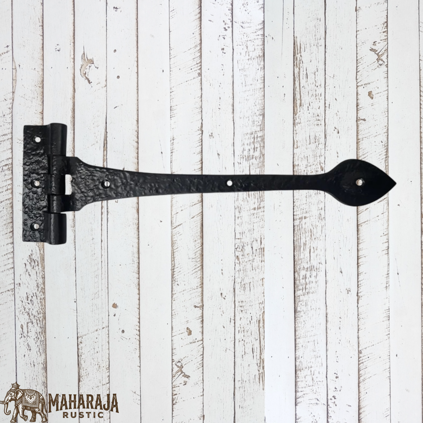 Farmhouse Cast Iron large Strap T-Hinge -387mm x102mm (MAJ-804)