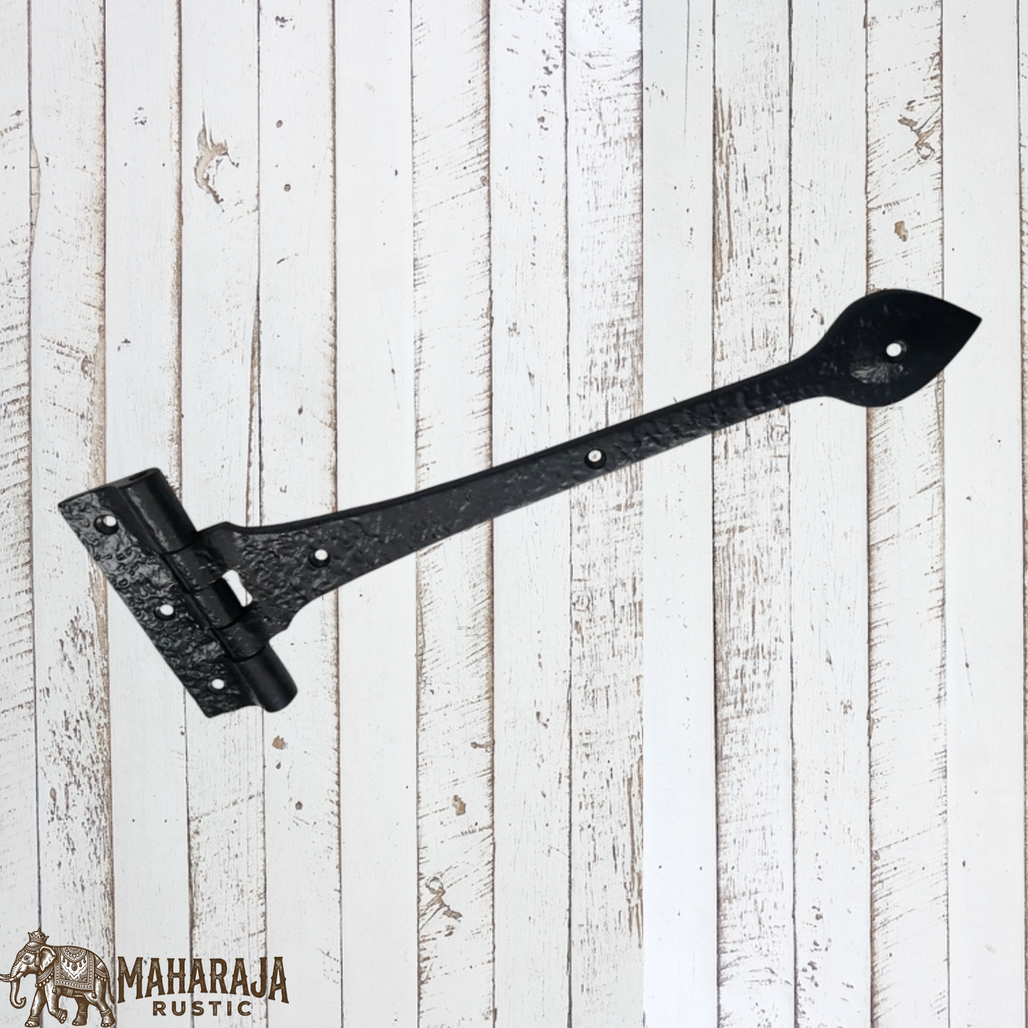 Farmhouse Cast Iron large Strap T-Hinge -387mm x102mm (MAJ-804)