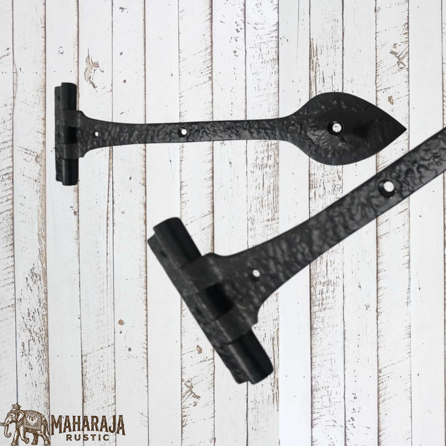 Farmhouse Cast Iron large Strap T-Hinge -387mm x102mm (MAJ-804)
