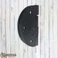 Antique cast Iron Round Cabinet/ Trunk Hinge 76mm dia (MAJ-807)