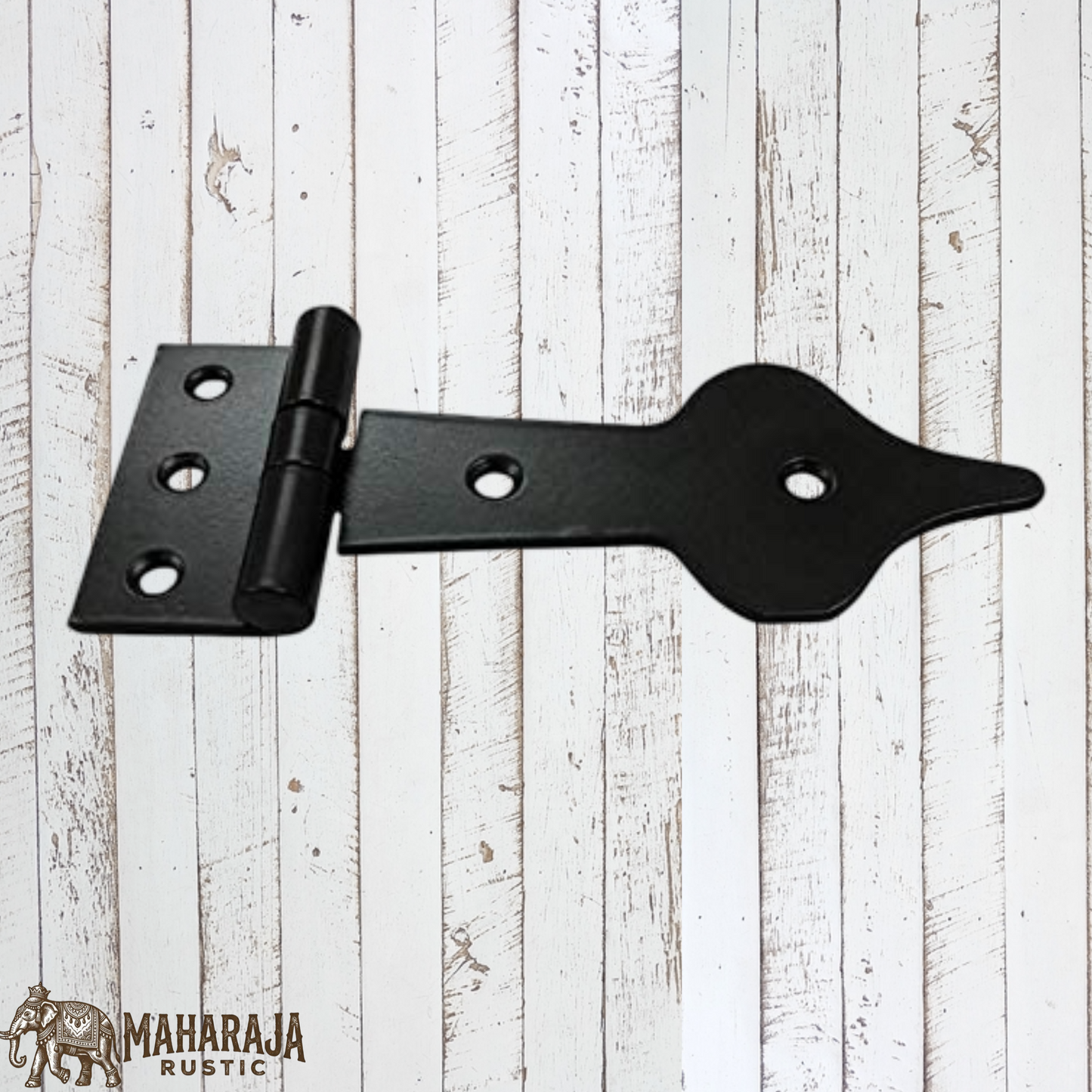 Black Antique Iron Cabinet T-Hinge 122mm long (MAJ-808)