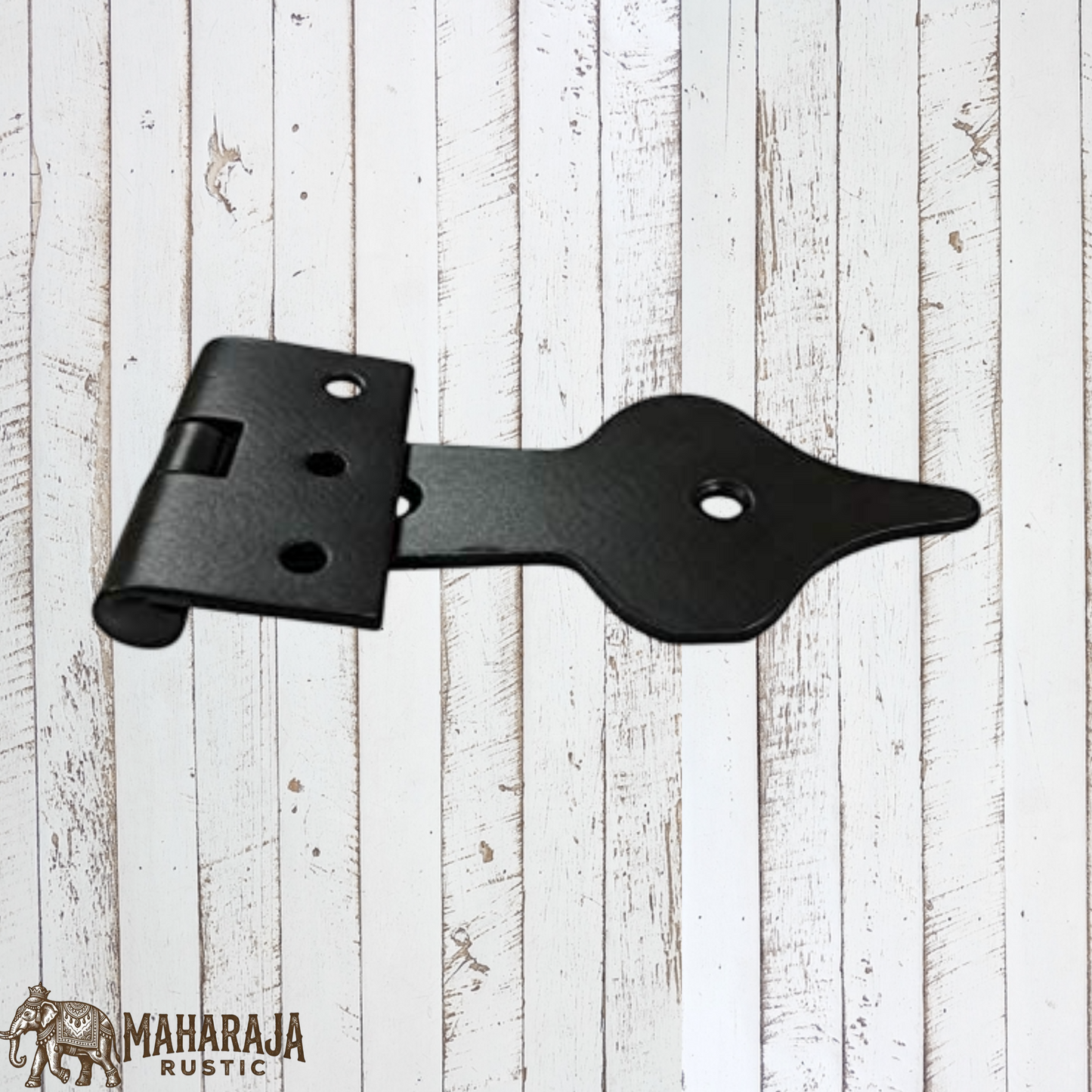 Black Antique Iron Cabinet T-Hinge 122mm long (MAJ-808)