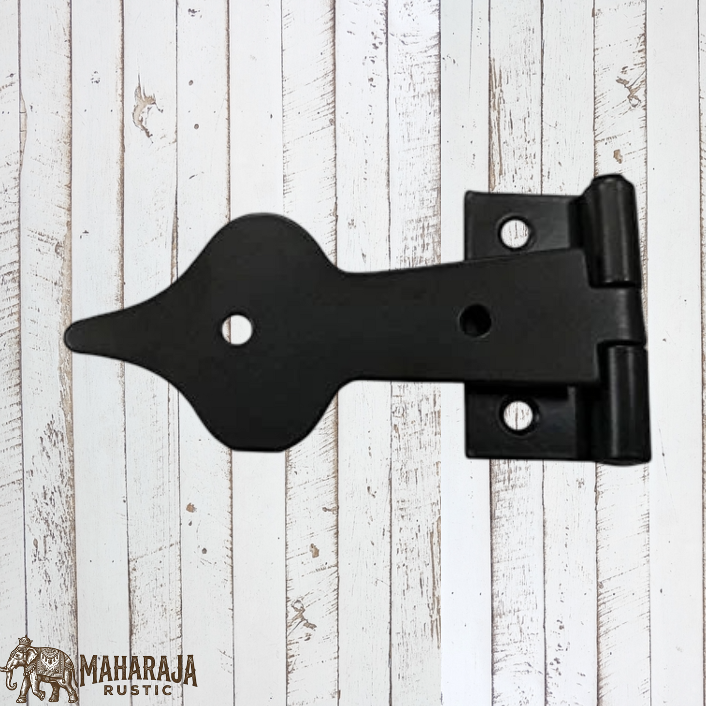 Black Antique Iron Cabinet T-Hinge 122mm long (MAJ-808)