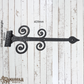 Ornate Iron T-Hinge 431mmx 177mm (MAJ-809)