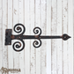 Ornate Iron T-Hinge 431mmx 177mm (MAJ-809)