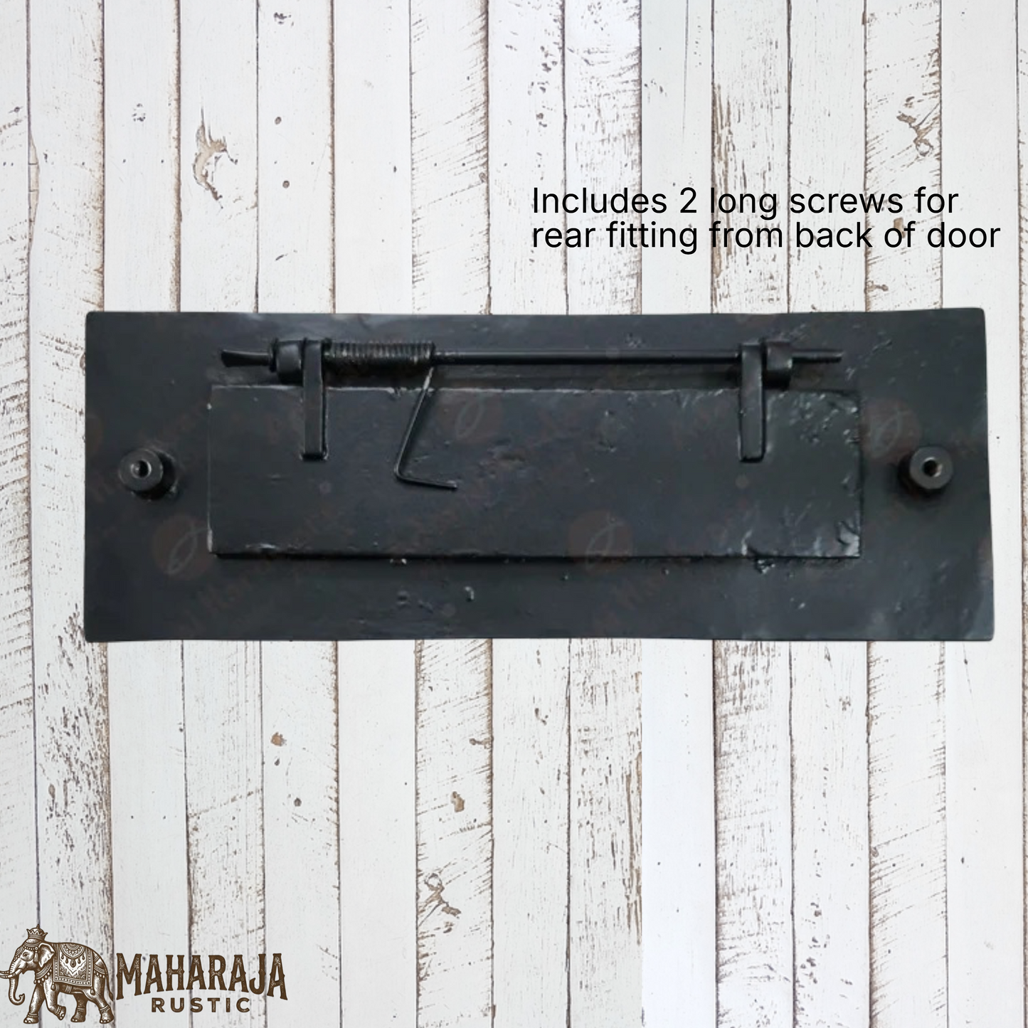 Large Cast iron door letter slot 300mm x 100mm (MAJ-811)