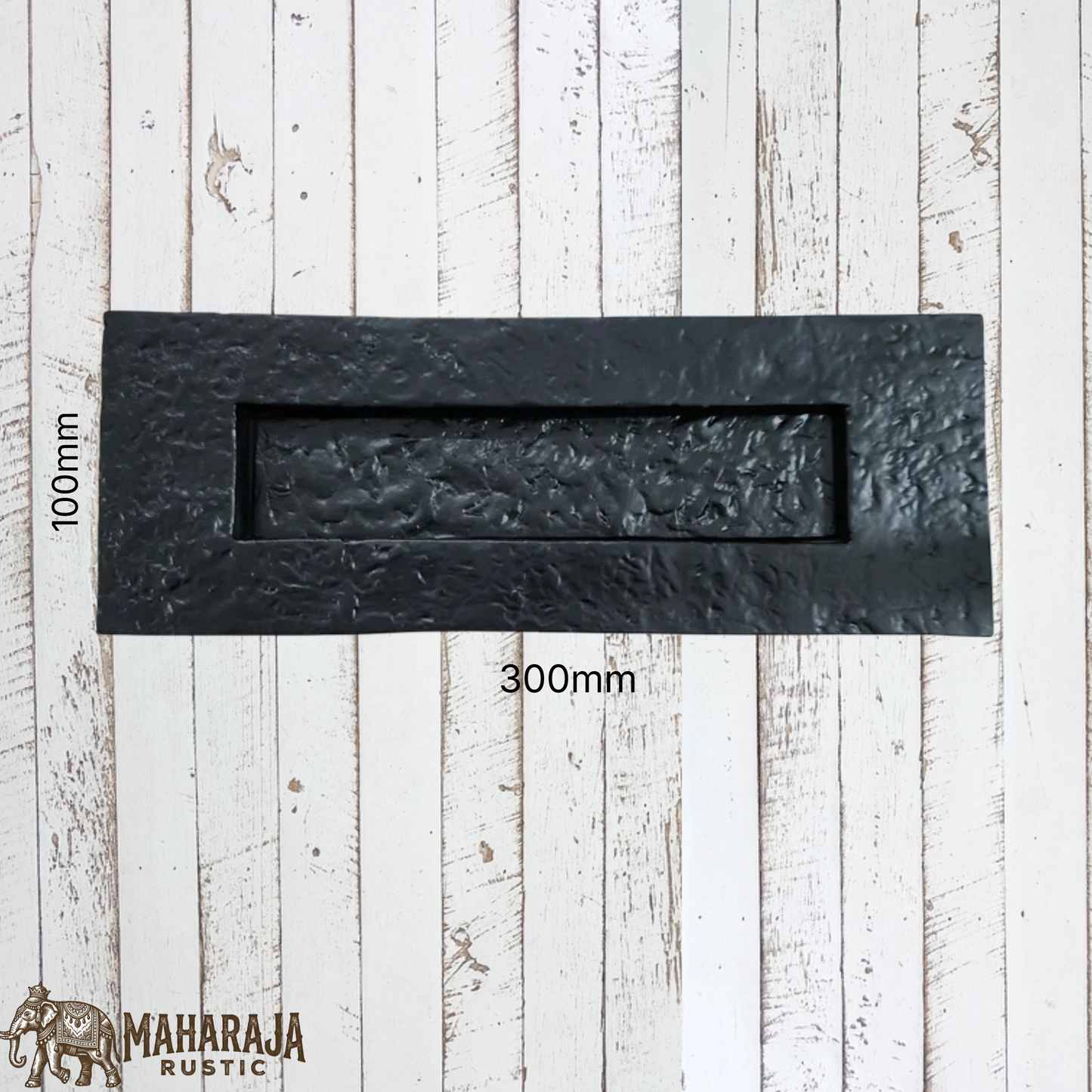 Large Cast iron door letter slot 300mm x 100mm (MAJ-811)