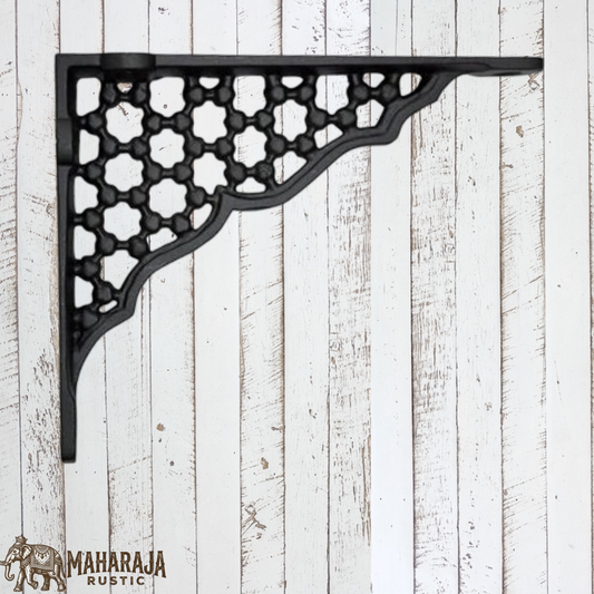 Cast iron Black shelf bracket 150mm x 125mm  (MAJ-814)