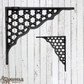 Cast iron Black shelf bracket 150mm x 125mm  (MAJ-814)