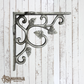 Cast iron Leaf shelf bracket 115mm x 115mm  (MAJ-815) 3 Colours