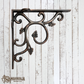 Cast iron Leaf shelf bracket 115mm x 115mm  (MAJ-815) 3 Colours