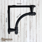 Cast iron Heavy Duty shelf bracket 142mmx 142mm  (MAJ-816)