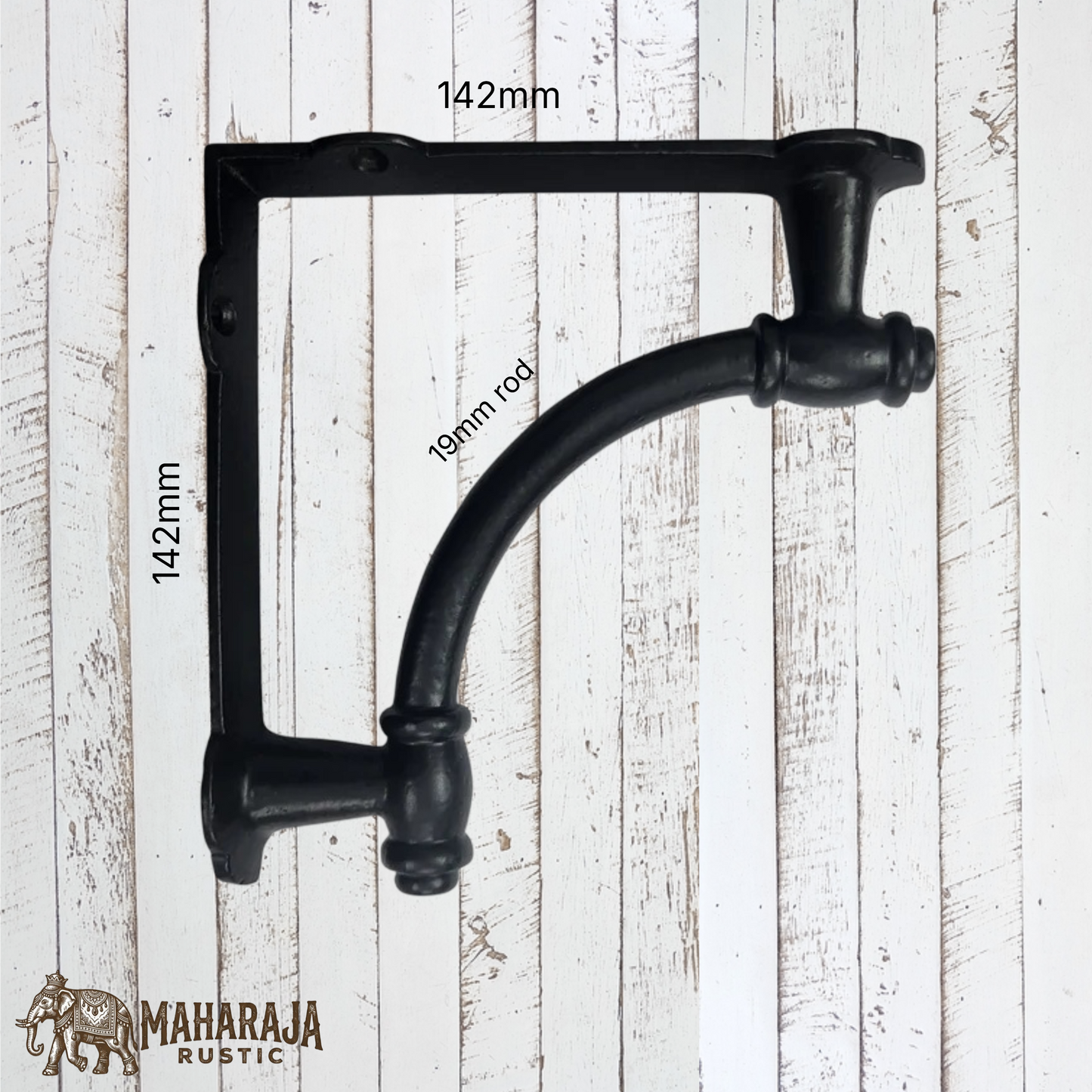Cast iron Heavy Duty shelf bracket 142mmx 142mm  (MAJ-816)