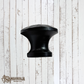 Cast iron hammered effect cabinet knob 26mm dia  (MAJ-817)