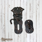 Heavy Duty Antique Cast Iron Safety Hasp and Staple latch 154mm long (MAJ-820)