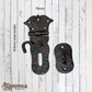 Heavy Duty Antique Cast Iron Safety Hasp and Staple latch 154mm long (MAJ-820)
