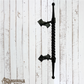 Twisted Cast Iron Iron Door Pull 503mm (MAJ-824)