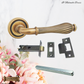 il mulinello Sovereign Antique Brass door handle lever