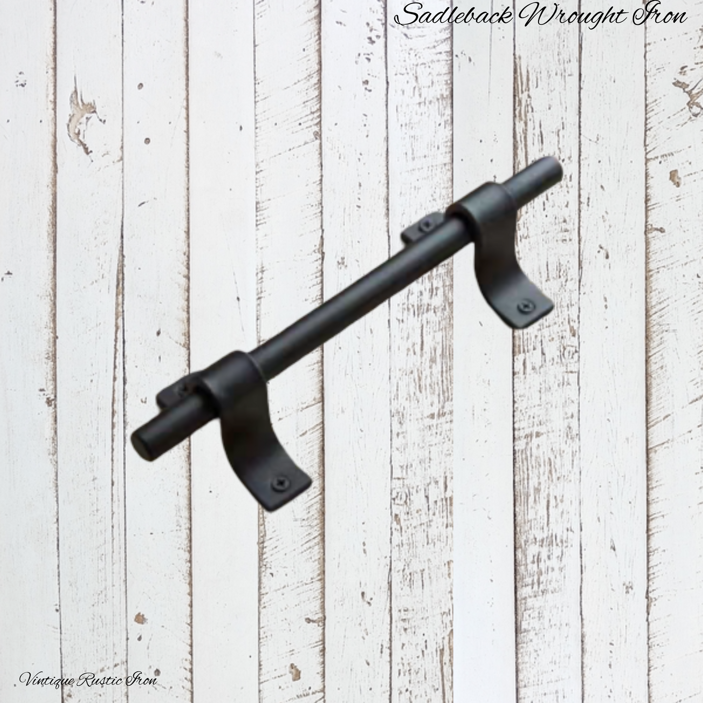 Saddleback handle 600mm Black Tube iron handle