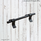 Saddleback handle 600mm Black Tube iron handle