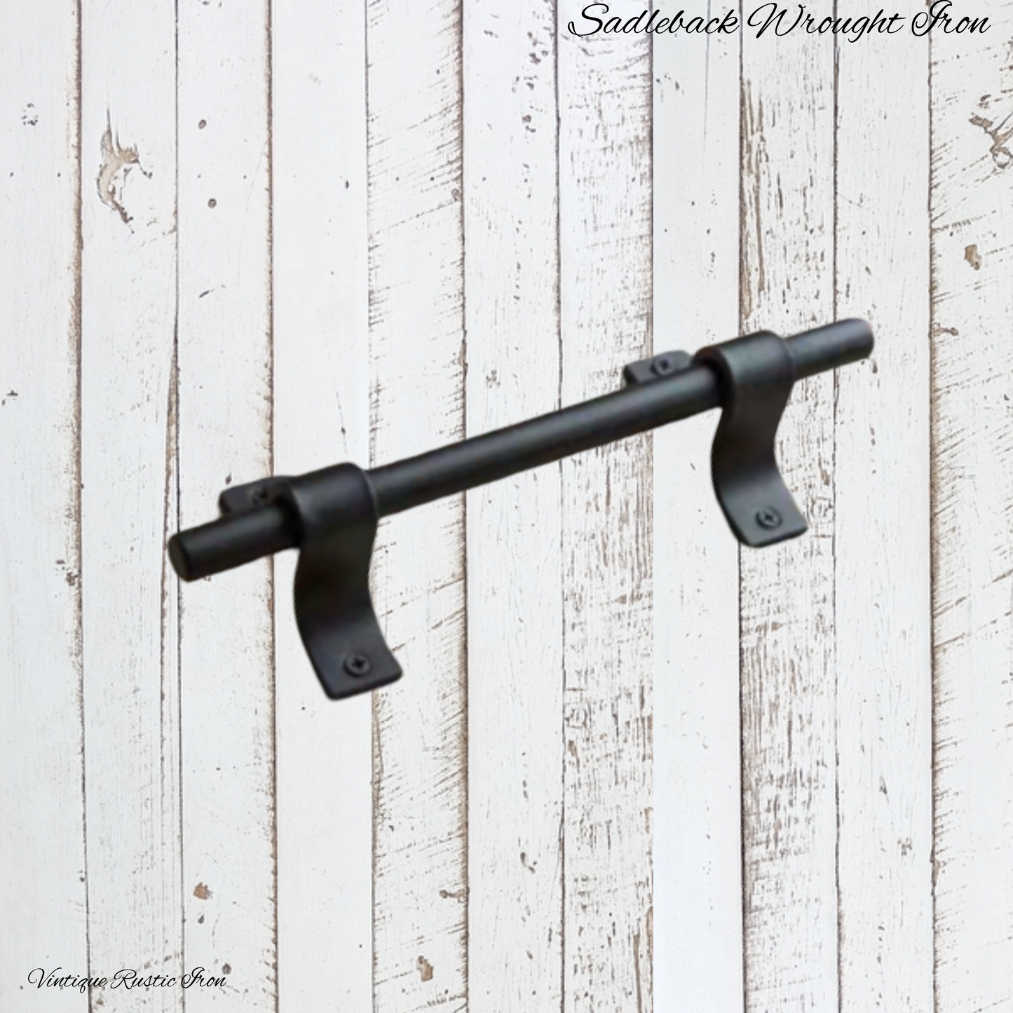 Saddleback handle 600mm Black Tube iron handle