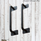 Stonewall D-handle Black Bar iron handle 500mm