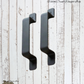 Willow Creek D-handle 320mm black iron handle