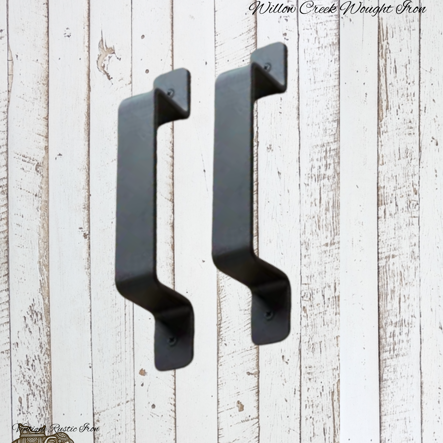 Willow Creek D-handle 320mm black iron handle