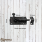 Cast Iron Rustic door or gate Bolt 75mm Long-Rustic beauty (MAJ839)