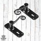 cast iron Monkey Tail Lever Handles Black (3 types)