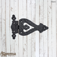 Bekah's Black Antique cast Iron T Hinge 177mmx119mm (MAJ-849)