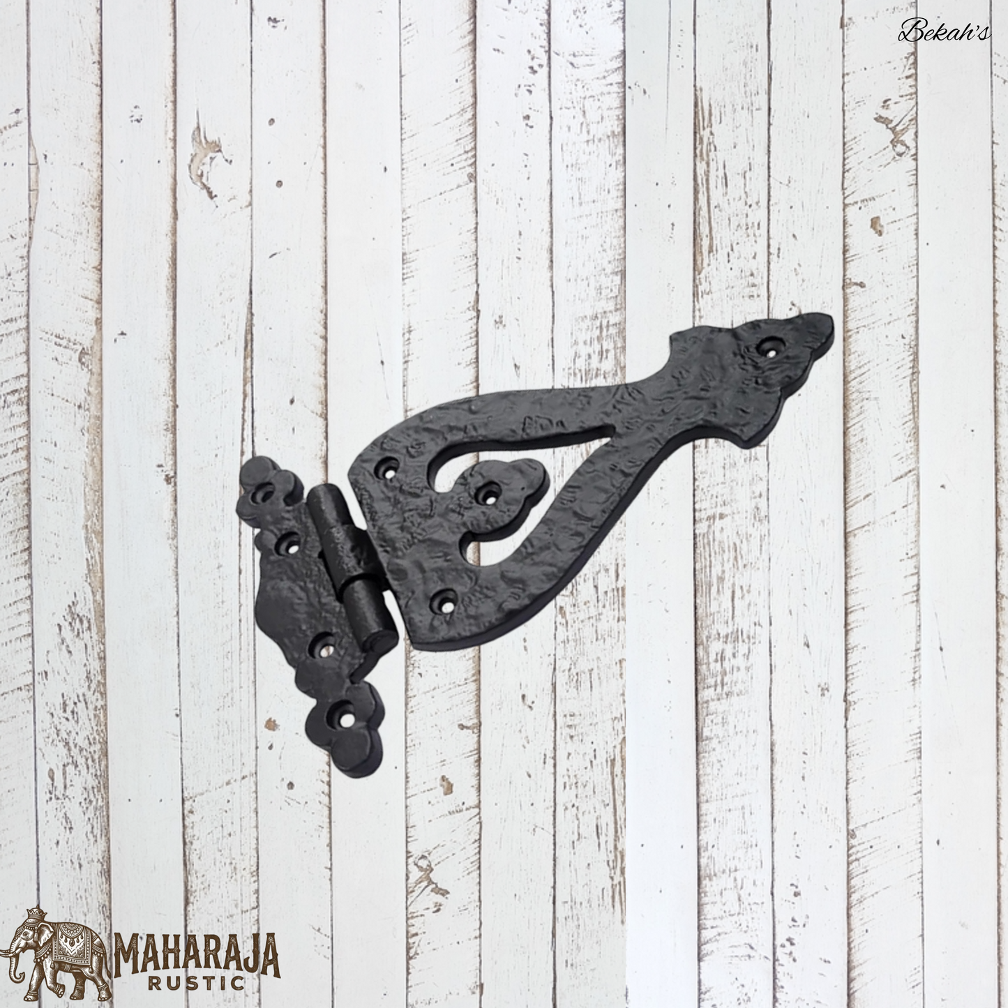 Bekah's Black Antique cast Iron T Hinge 177mmx119mm (MAJ-849)