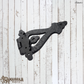 Bekah's Black Antique cast Iron T Hinge 177mmx119mm (MAJ-849)