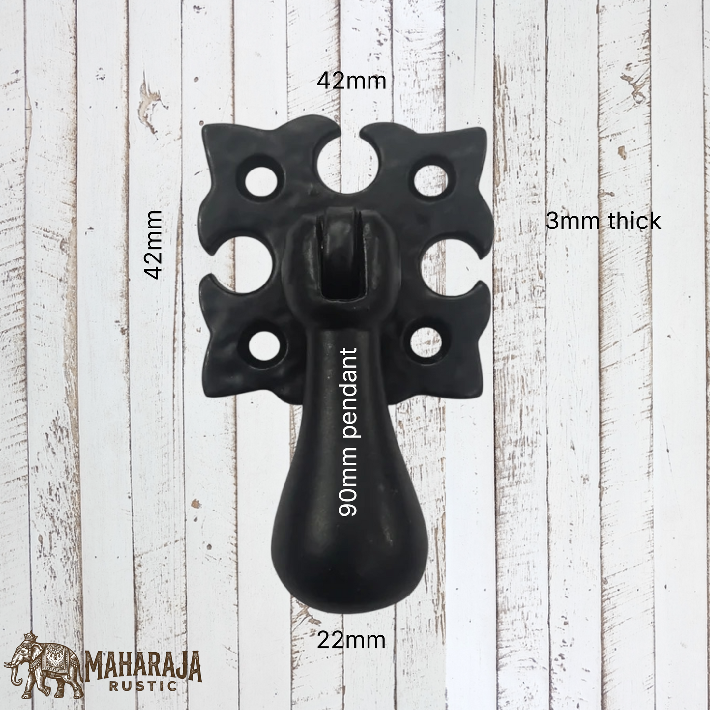 Cast Iron Teardrop swing cabinet handle (MAJ-861)