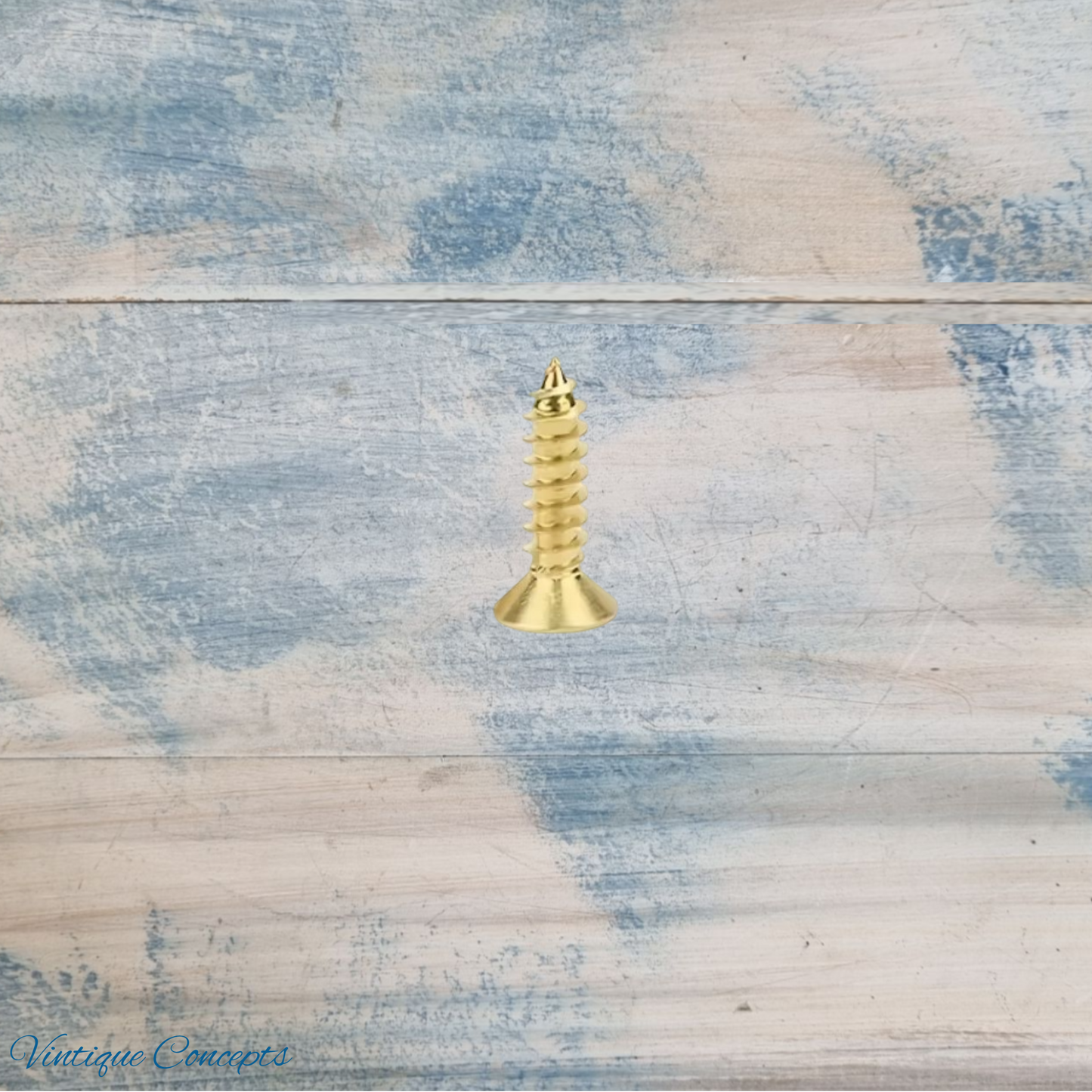 M2.6 Solid Brass Flat head Phillips Wood Screws 6mm